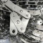 Silver Double Roller Chain , C2050 Stainless Steel Conveyor Chain With A Hole