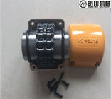 Standard 45C 5018 Roller Chain And Sprocket Coupling Yellow Galvanized Surface