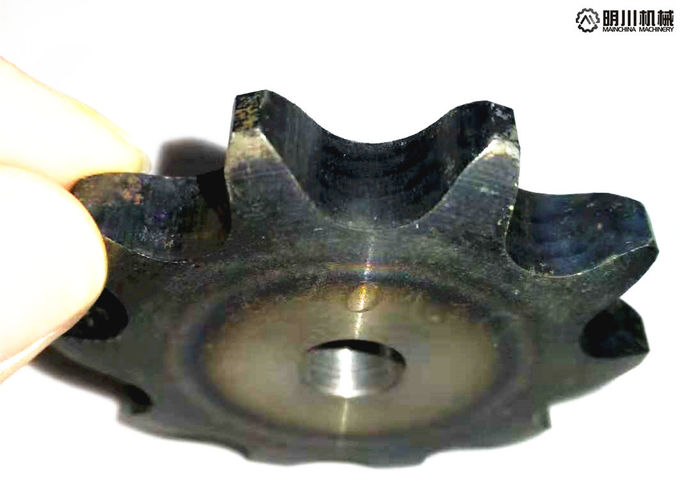 Denti per catena standard 10A10T della ruota del piatto dell'ANSI dell'acciaio C45 con il trattamento termico